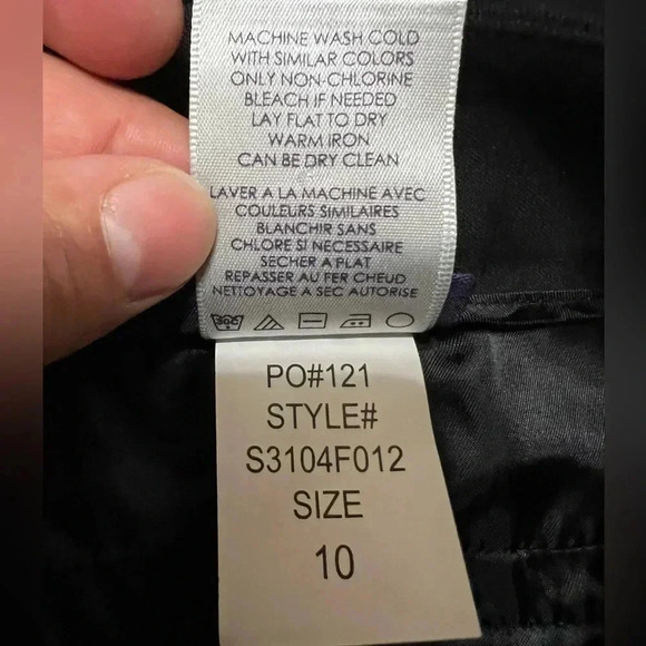 NYDJ Black Bootcut Trousers Size 10 - Picture 6 of 6